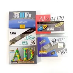 未開封 カセットテープ 6種 計9個セット 各種混合