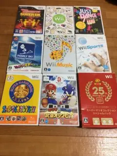 Wiiのカセット豪華9点セット！