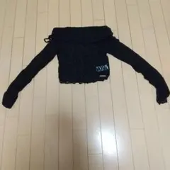 EMODA ブラック レース オフショルダー 長袖