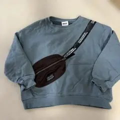 BREEZE グレー トレーナー フロントポケット付き