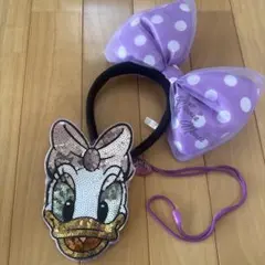 Disney カチューシャ　パスケース ディズニーリゾート パスケース オズワルド ポシェット&カチューシャ