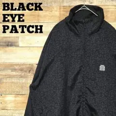 【極美品XL】ブラックアイパッチ トラックジャケット レオパード柄 ロゴ刺繍のサムネイル