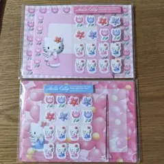 大幅値下げ レア☆ハローキティ ミニレターメモ チューリップ フラワーセット