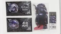 にじさんじ 剣持刀也 缶バッジ アクスタ 箔押しステッカーセット 虚空大戦