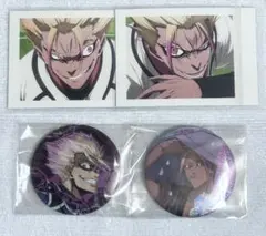 ブルーロック　士道龍聖　トレーディンググリッター缶バッジ２種類+ぱしゃこれ2枚