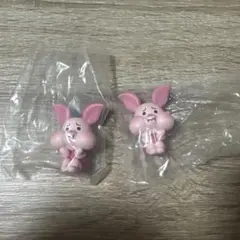 ピグレット　ディズニー　すねてマス　フィギュアコレクションそのに　2点セット