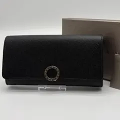 未使用品　現行　BVLGARI ビーゼロワン　長財布　サークルロゴ　ブラック