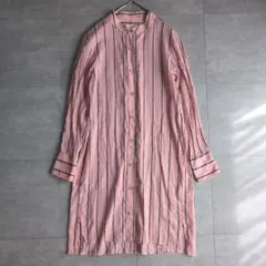 イサベルマランエトワール　　シャツ　ワンピース　チュニック　ストライプ　ピンク