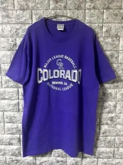 90-00s GENUINE MERCHANDISE MLB Tシャツ パープル
