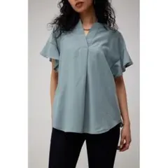 アズールバイマウジー RUFFLE SLEEVE SKIPPERBLOUSE M