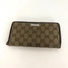 GUCCI グッチ GGキャンバス 長財布 レディース ブランド