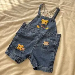 ミキハウス　デニムオーバーオール