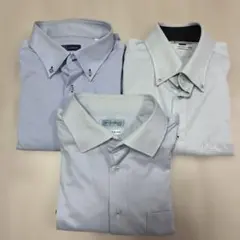 はるやまi-shirt メンズ 長袖ワイシャツ 3枚セット