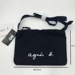 agnis b. ショルダーバッグ サコッシュ