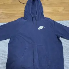 Nike ネイビー フード付きパーカー