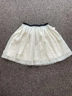 KP アイボリー チュールスカート(130cm)