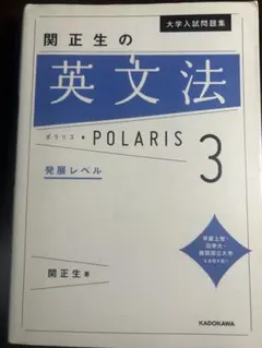 大学入試問題集 関正生の英文法ポラリス[3 発展レベル]のサムネイル