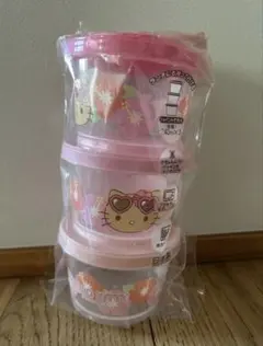 新品 日焼けキティ ヒョウ柄 ゼブラ柄 保存容器 ピンク アベイル