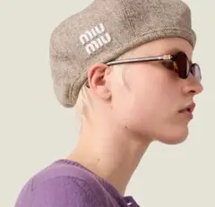 値下げしました❗️miumiu ベレー帽 MIU MIU（ハンチング/ベレー帽）のフリマアイテム一覧