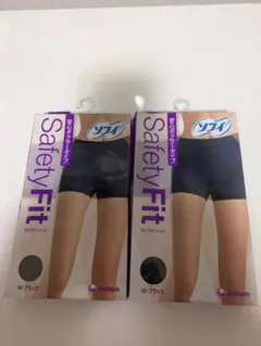 ユニチャーム Safety Fit Mサイズ ブラック 安心ボクサータイプ