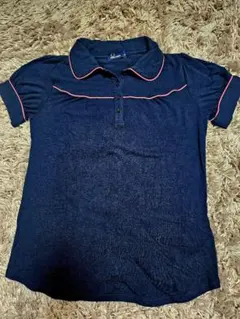 FRED PERRY ポロシャツ ネイビー ピンク Mのサムネイル