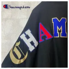チャンピオン 単色タグ ビッグロゴ 肉厚スウェット リバースウェーブ