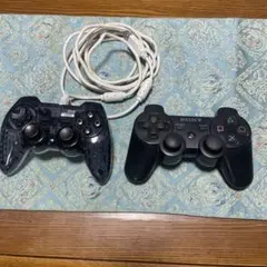 SONY PS2 有線コントローラー クリアブラック