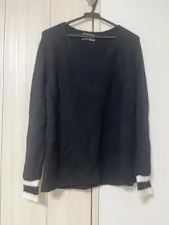 Rady♡黒のVネックニットセーター