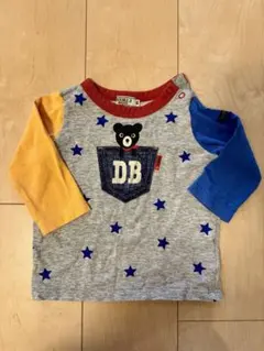 DOUBLE.B 星柄 Tシャツ 80