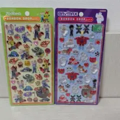 正規品　ボンボンドロップシール ベイマックス ズートピア 2枚セット