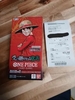 ワンピースカード　受け継がれる意志テープカット1BOX