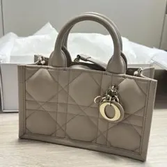 DIOR Book Tote バッグミニ マクロカナージュ トレンチベージュ
