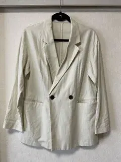 美品!GU麻ジャケット