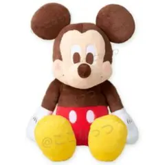 ミッキーマウス　ぬいぐるみ　赤いほっぺ　グランデぬいぐるみ　おすわりVer.