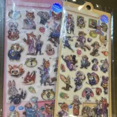 ズートピアBONBON DROP ウォーターシール 2シートセット