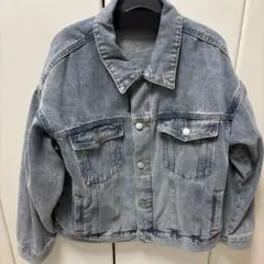 ライトブルーデニムジャケット M