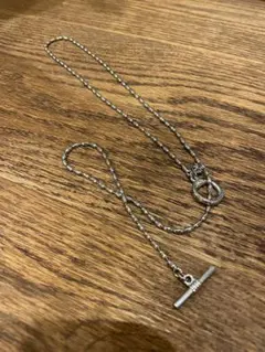 ステンレス オーバルボールチェーン Y字ネックレス