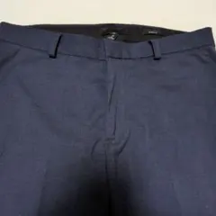 H&M スキニーフィットスラックス ネイビーブルー 30インチ