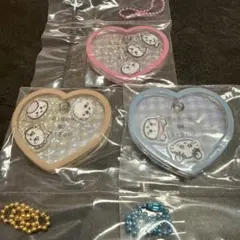 ちいかわ　シャカシャカチャーム　ハート　3種セット