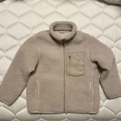 UNIQLO フリースジャケット 120 ベージュ