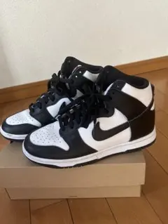 【美品】ナイキ ダンクHIGH NIKE DUNK ホワイト系 美品