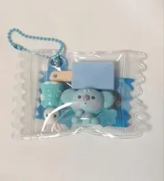 ガチャ詰めポーチ　青