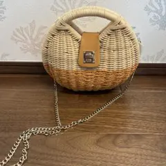 ZARA かごバッグ ショルダーバッグ　チェーンバッグ