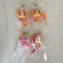 たまごっち カラフルマルチチャーム(めめっち×2 いちごっち ふらわっち)