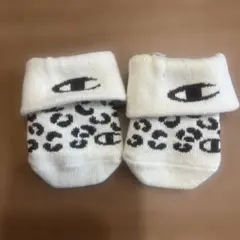 チャンピオン ベビー靴下 レオパード柄 0-6ヶ月