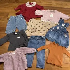こども服9点まとめ売り(女の子)70cm〜