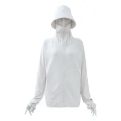 【新品未使用】ワークマン クールUV サンシェードパーカーEX LL アイボリー