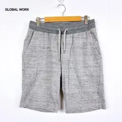 GLOBAL WORK スウェットショートパンツ グレーのサムネイル
