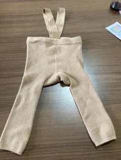 ベビー レギンス ベージュ オーバーオール スパッツ