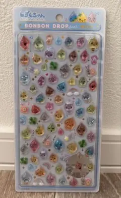ま*あ様 しずくちゃん　ボンボンドロップシールミニ